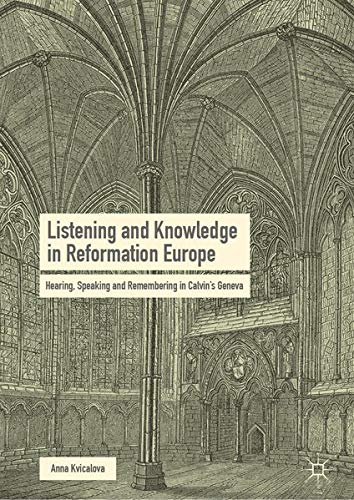 Buy Listening and Knowledge in Reformation Europe — BookShops.in