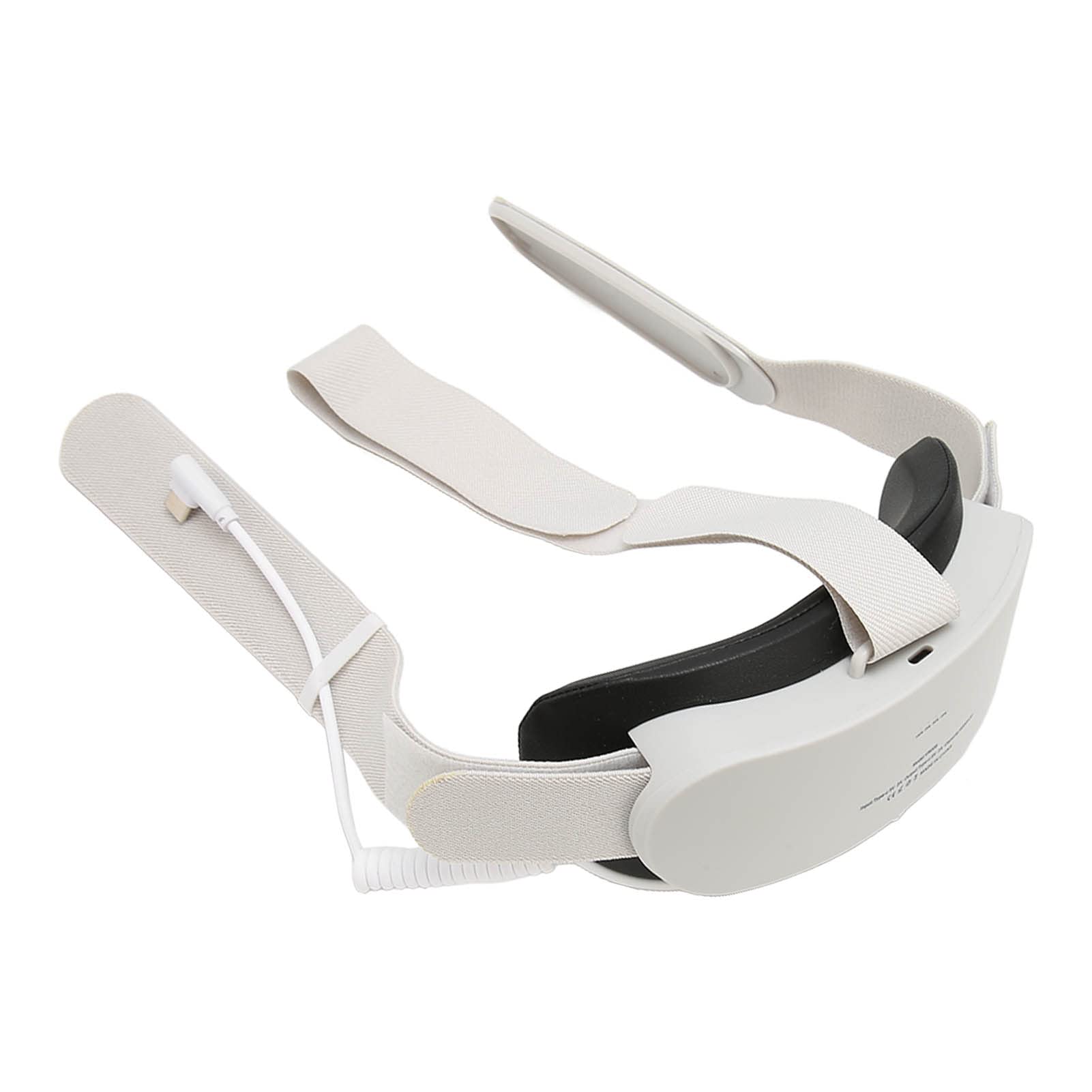 Sangle de Tête Rechargeable, Sangle de Tête VR, Construite en 2 Pièces de Batteries Convexes Rechargeables de 3000 MAh, pour Quest 2, Confort amélioré et Temps de Lecture