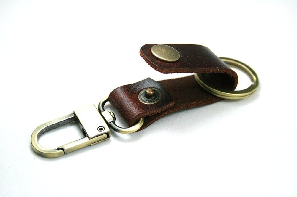 Custom Leather Keychain, Personalized Keychain, Monogram Keychain, Daddy Keychain,Personalized Keyring, Keyfob,leather Keyholder,Men Keyring