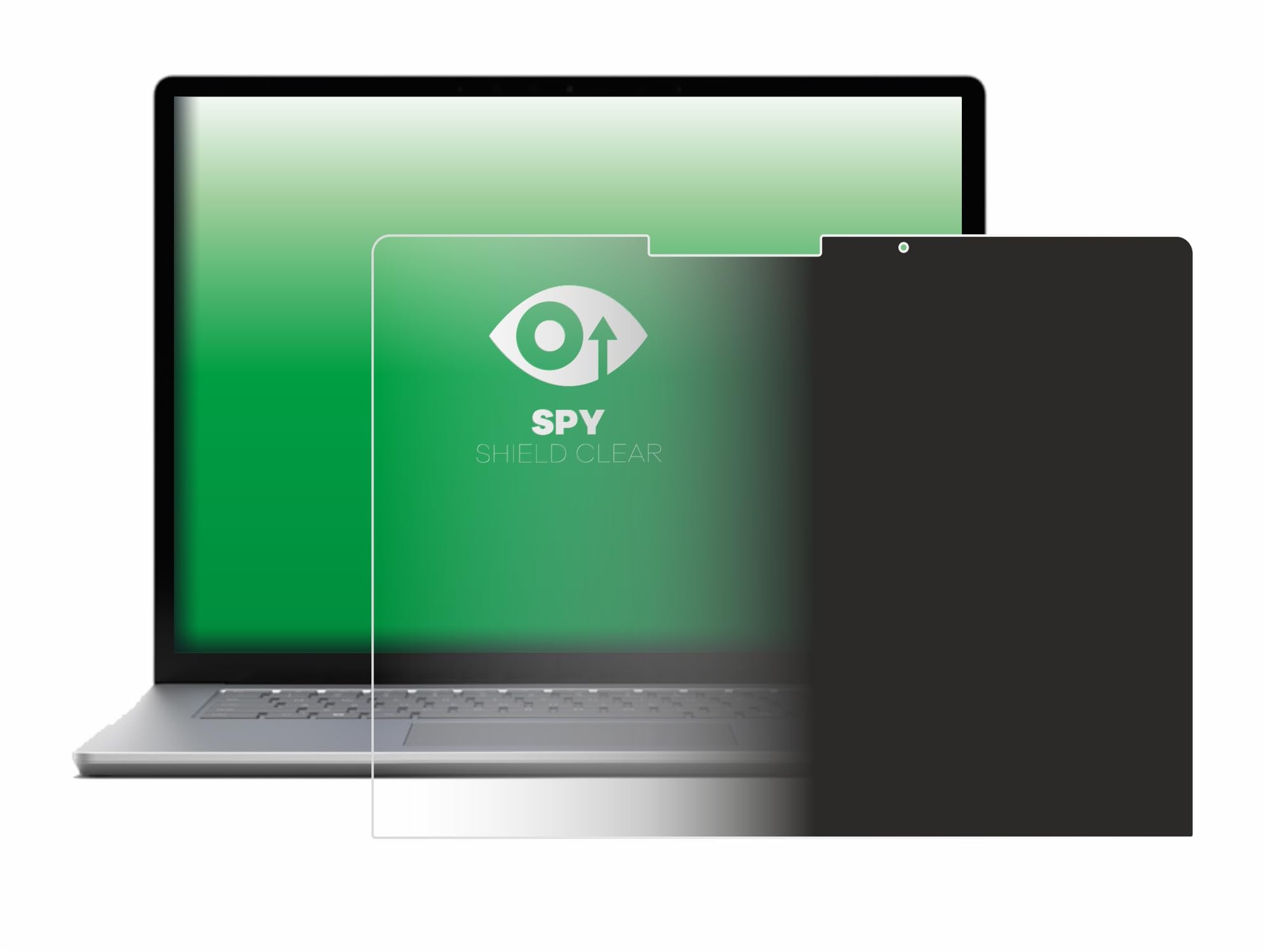 upscreen Anti-Spy Blickschutzfolie für Microsoft Surface Laptop 6 13.5" Made in Germany, Privacy Screen-Folie [Sichtschutz, Blaulichtfilter]
