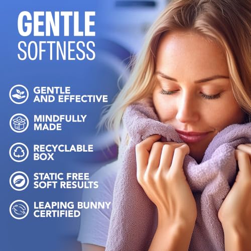 Image of Sudstainables Fabric Softener Sheets for Washer, Fresh Linen, 60 Loads | Softens fabrics, reduces static cling and wrinkles, compatible with all washing machines and dryers.