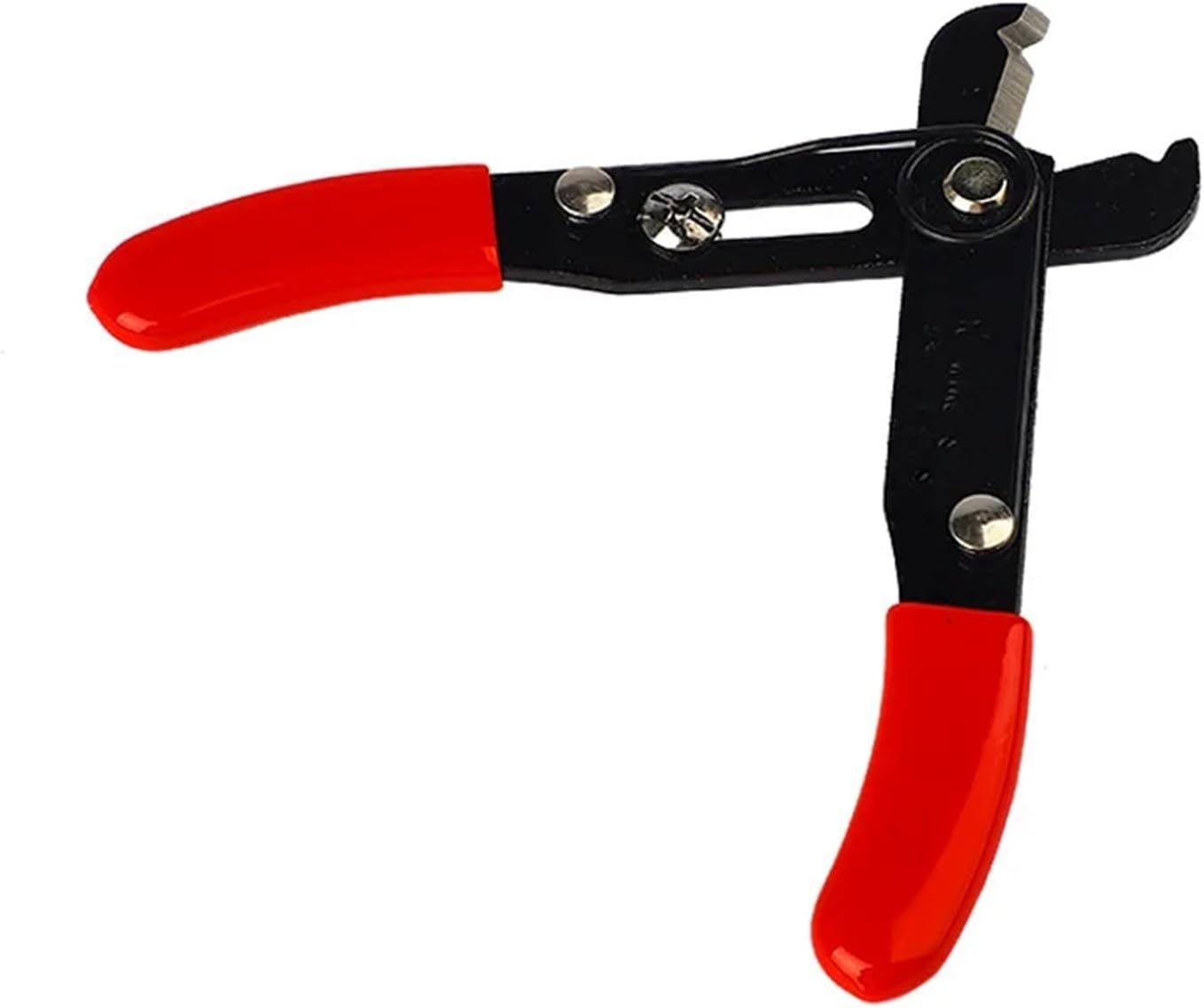 1Pcs Multifunctional Plier Wire Stripping Tool Cable Cutter 0.08-6mm2(Red)