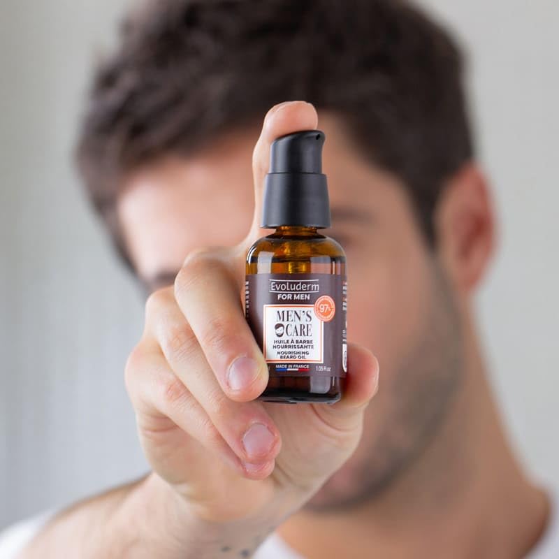 EVOLUDERM - Coffret Soin Visage Homme - 3 produits - Ingrédients d'Origine Naturelle - Végan - Idées Cadeaux Homme, Noël, Fête des Pères, Anniversaire, Saint Valentin