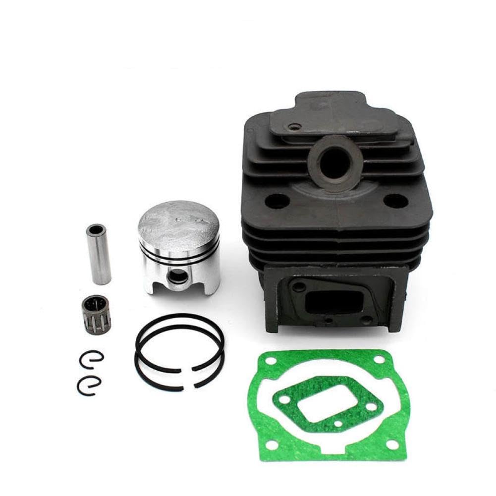 de Junta de Rodillo de Aguja con Pasador de Anillo de pistón cilíndrico, 44mm, Compatible con cortacésped RBC52SB RBC-52SB 50CC