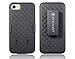Encust Shell Holster Combo Case for Apple iPhone 7 or 8 with Kick-Stand & Belt Clip Holster Includes 1-Year Warranty (At&t, Verizon, T-Mobile & Sprint) (iPhone 7)