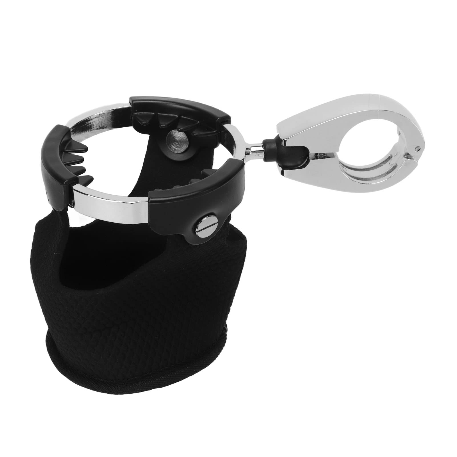 Porte-gobelet pour Moto porte-gobelet universel réglable pour guidon de moto de 22 à 32 mm Porte-gobelet avec Support à Boule Pivotant à 360 Degrés, Invändiga tillbehör