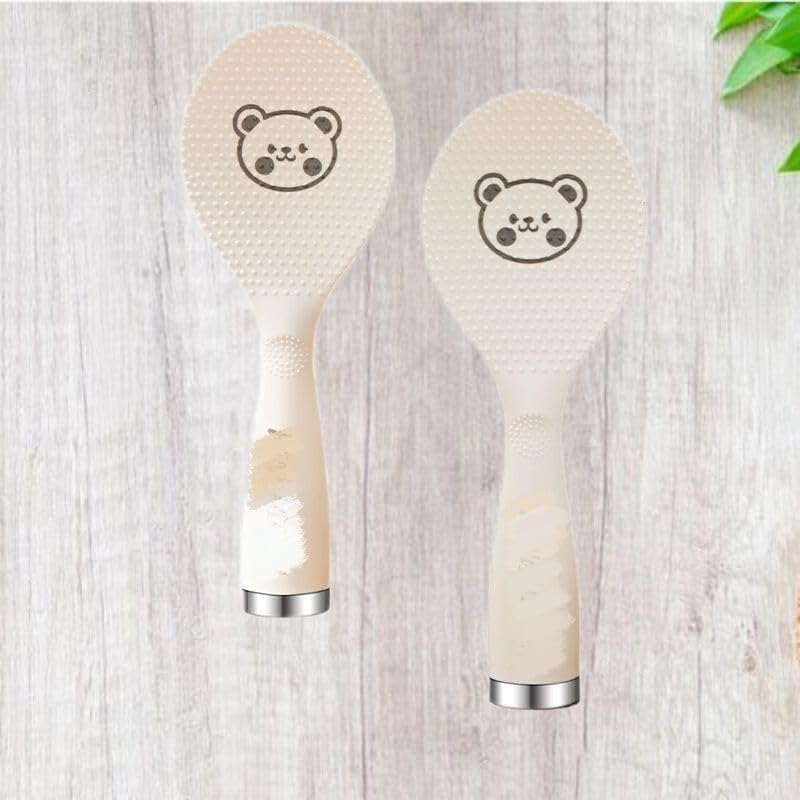饭勺子 Stainless Steel Long handled soup spoons，Spoons,Meal spoon 不粘米饭家用电饭煲专用盛饭勺高档精致可站立式勺子 Stainless Steel Long handled soup spoons，Spoons,Meal spoon Household Cleaning，Kitchen Storage Essentials