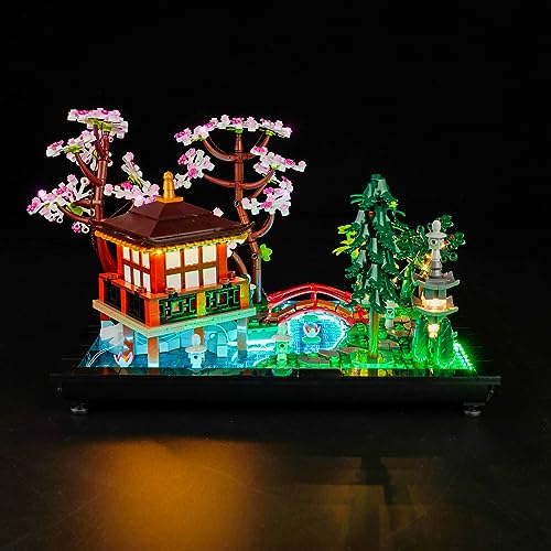 Led Light Kit Compatible with Lego 10315 Tranquil Garden, LED Lighting Compatible with Lego 10315 Creative Building Set, Light up Your Japanese Zen Gardens and Meditation Collection (No Model Set)