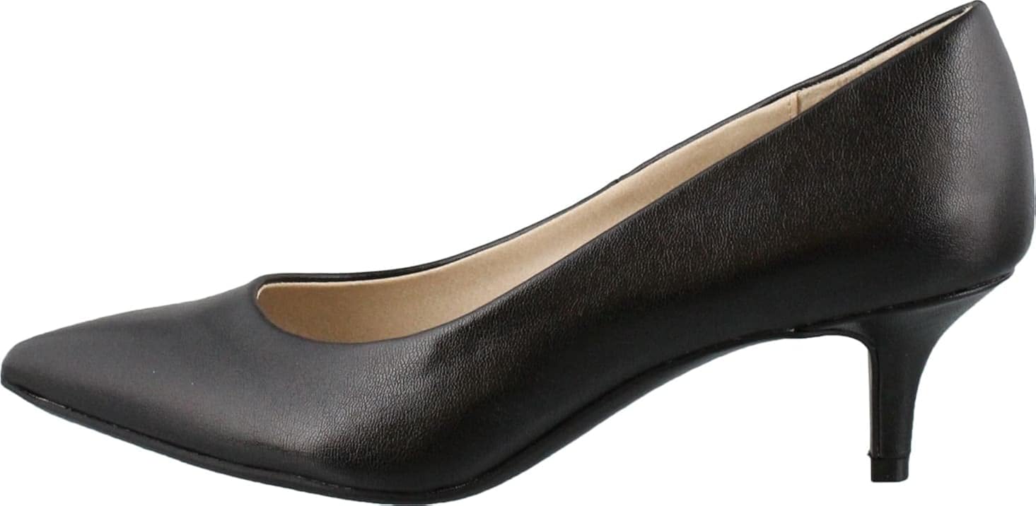 LifeStride Women's, Pretty Mid Heel Pump 10 Wide Black