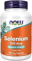 Vista 1 de NOW Foods Selenio 200 mcg VCaps, 180 ct (180)