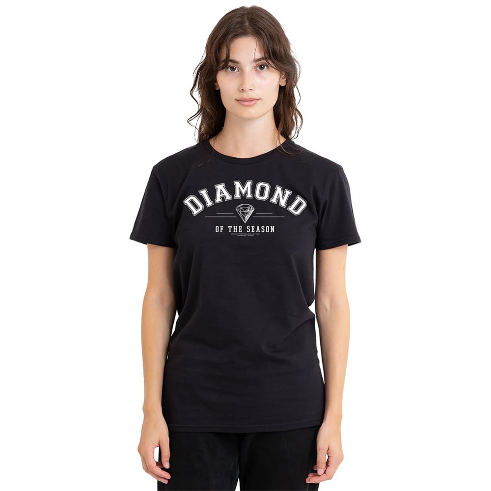 Bridgerton Womens Diamond of The Season Ladies Shirt, Black, Black, M UK