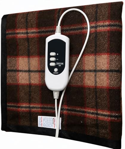 Image of Odessey Electric Heating Blanket for Single Bed | Adjustable Temperature Control | Fast Heating Bed Warmer | Soft Flannel Electric Blanket for Winter Use