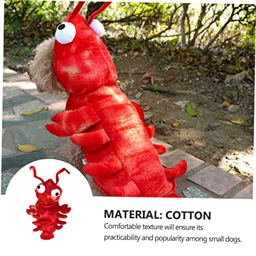 Disfraz de langosta para perro rojo XL miniatura 3
