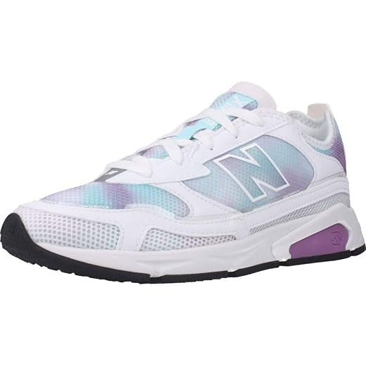 New Balance Women's X-Racer Sneakers, White, 8.5 Medium US