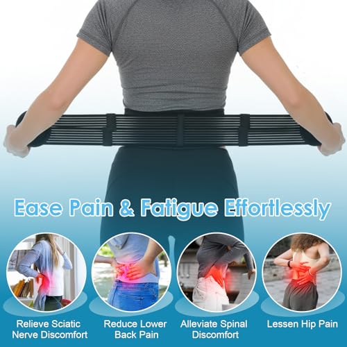 Faja lumbar ajustable para apoyo de cadera y dolor lumbar talla L miniatura 3