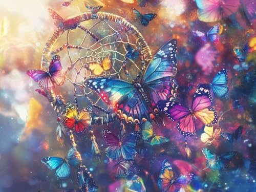 Diamant Painting Papillon Attrape-Rêves : le cadeau créatif idéal pour chambre