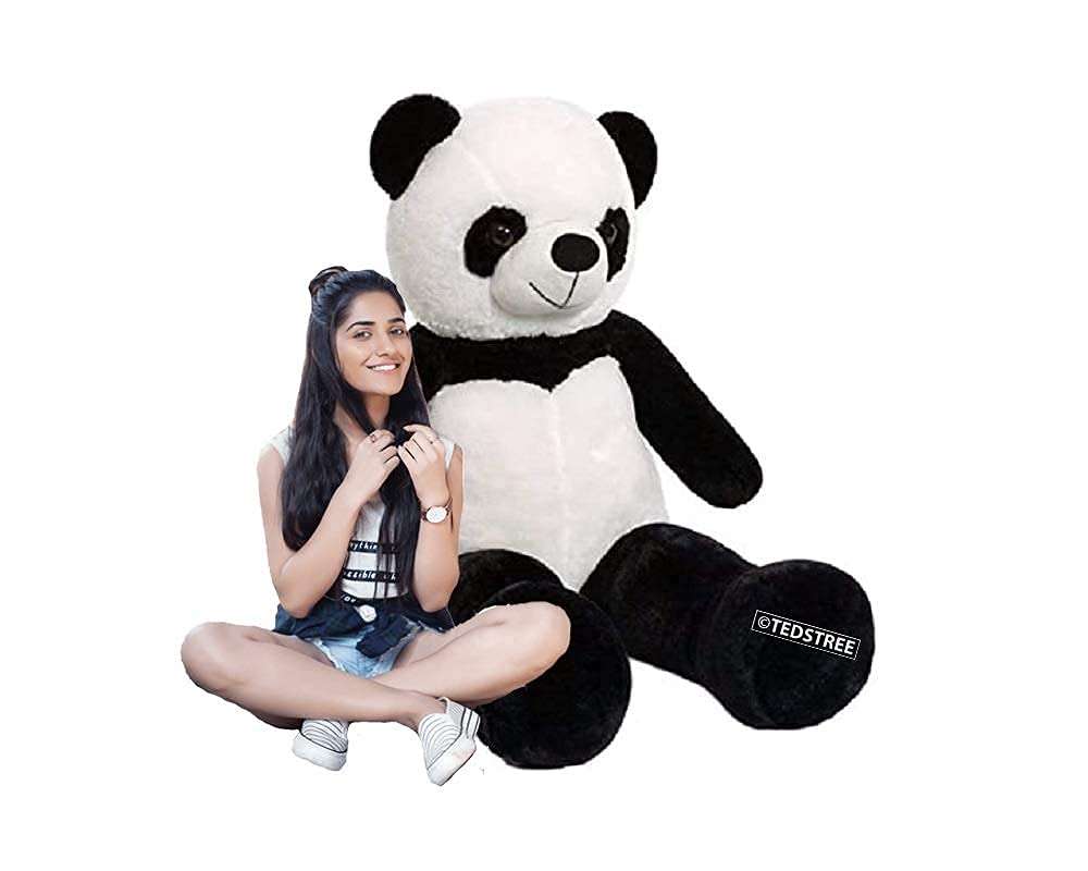 TEDSTREE Skin Friendly Lovable & Huggable 3 Feet White Super Soft Panda Teddy Bear for Girlfriend/Birthday Gift/Boy/Girl (White & Black, 3 Feet/91cm) (B0917QNGJG) Amazon Price History, Amazon Price Tracker