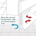 VITAM AMO Door Sweep, Door Draft Stopper, Weather Stripping No Tools Required 2