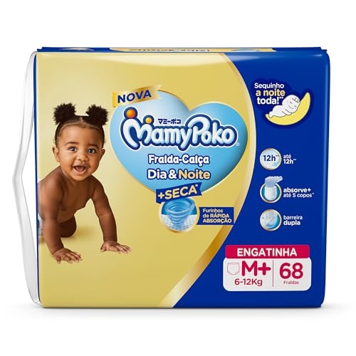 MamyPoko Fralda-Calça Dia&Noite M 68 Unidades MamyPoko Fralda-Calça Dia&Noite M 68 Unidades