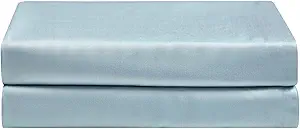 YnM Cooling Pillowcase 2 Pack,King(21''x40''), Light Blue