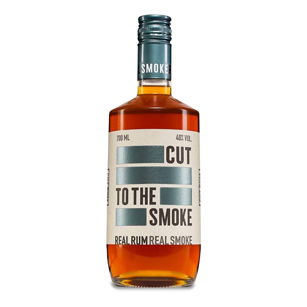 CUT Rum Smoked - Premium Caribbean with Natural Smoked Flavour - 40% ABV - 70cl