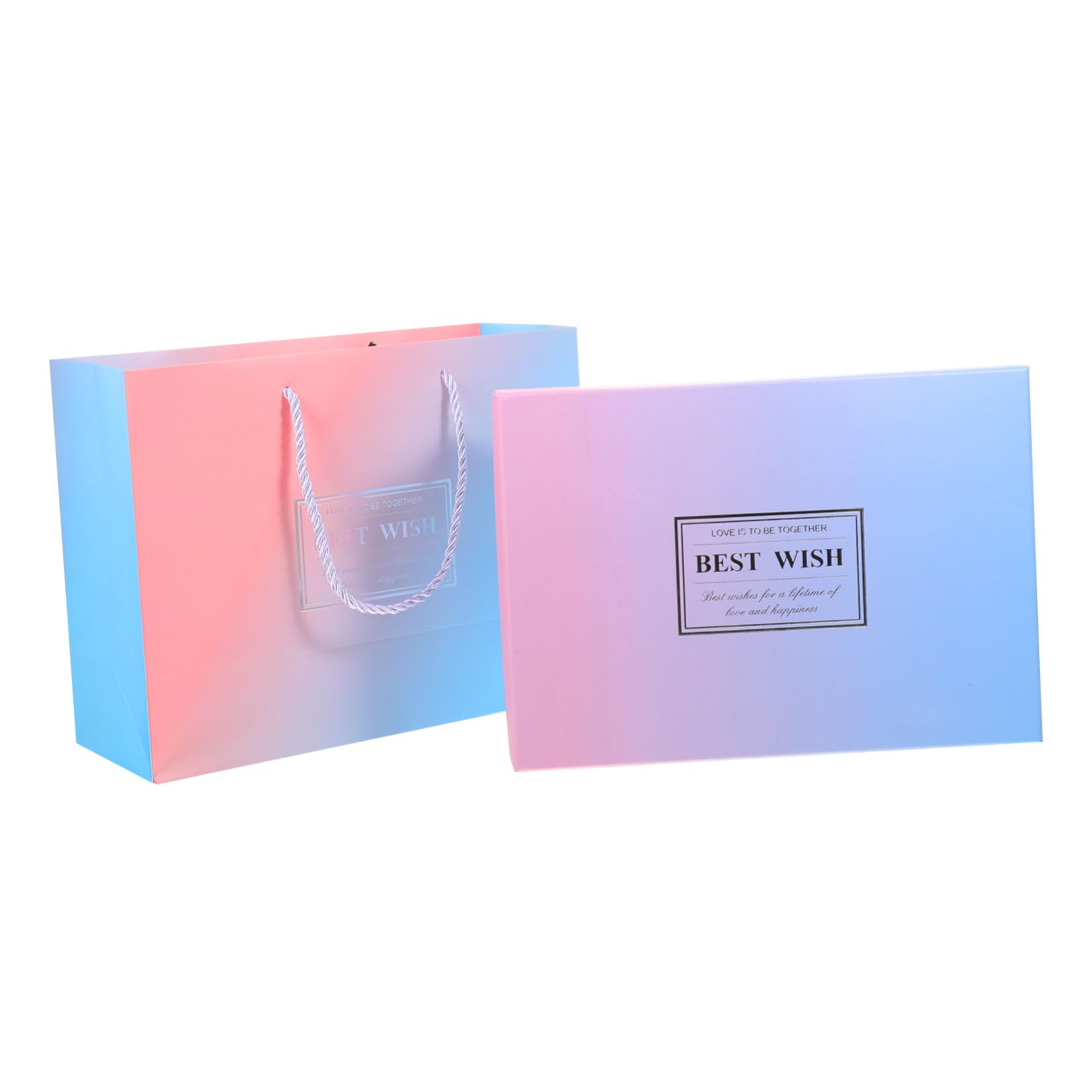 Healeved 2Pcs carton heaven and earth cover Storage Box packing bag handbag snack box commemorative bag candy bags paper gift bag gift bag wedding candy bags