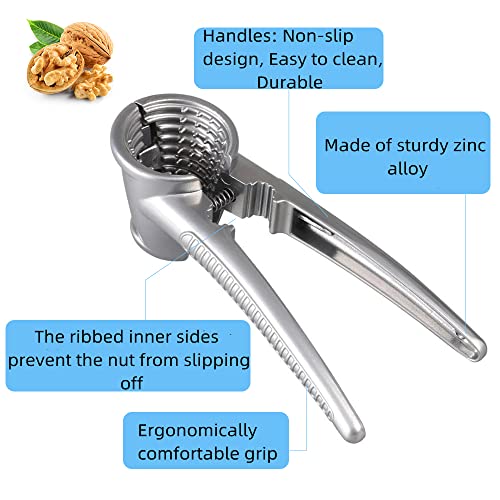 Lefjubaw Nut Crackers Nutcracker For Walnuts, Tool For Nuts, Nut Cracker Kitchen Tool, Funnel Walnut Pliers, Sturdy Nutcrackers Opener Tool Walnuts Pecan Nut, Hazelnuts, Brazil Nuts Or Other Nuts #TOP3