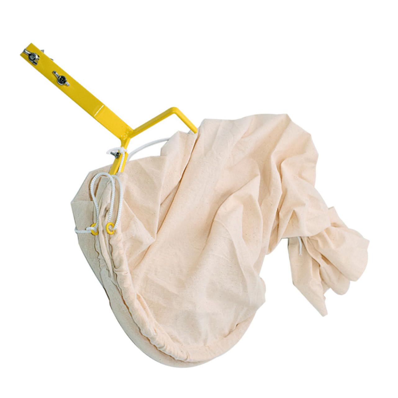 HEMOTON Rete per Raccolta Api in Tela Beige Leggera e Facile da Trasportare per Apicoltori All'aperto Anello in Ferro per Arnie Posizionate sugli Alberi Colore Casuale