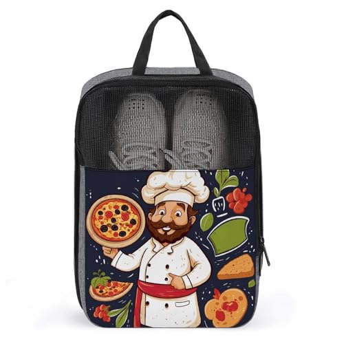 Bolsas para zapatos con asa y organizador de viaje impreso