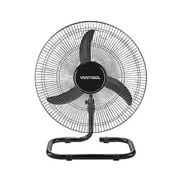 Ventisol Ventilador de Mesa Oscilante, NEW, Preto, 50cm, 220V