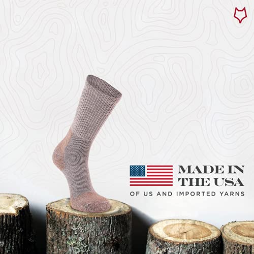 Image of Men's Steel-Toe Heavyweight Crew Work Sock - 2 Pack