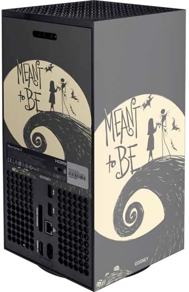 Skinit Decal Gaming Skin Compatible with Xbox Series X Digital Edition Console - Officially Licensed Disney The Nightmare Before Christmas Jack and Sally Meant to Be Design