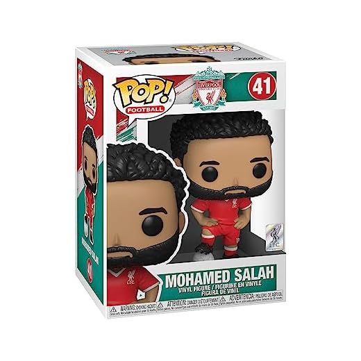 Funko Pop! Football: Liverpool - Mohamed Salah - Liverpool FC - Figura de Vinilo Coleccionable - Idea de Regalo- Mercancia Oficial - Juguetes para Niños y Adultos - Sports Fans