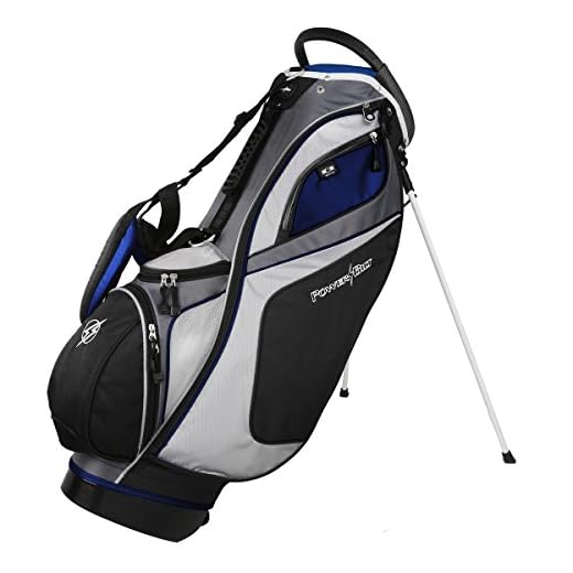 Powerbilt TPS Dunes 14-Way Black/Blue Golf Stand Bag