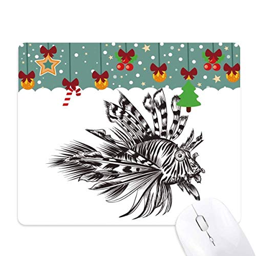 Tapis de Noël motif poisson marine life pour offrir aux collègues
