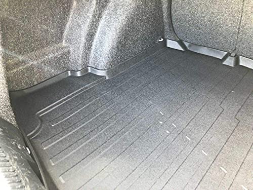 Eaccessories Ea Cargo Liner - Trunk Mat For Volkswagen Jetta 2011-2018 – Weather-Resistant Trunk Mats For Cars With Raised Lip – Non-Slip Car Trunk Mat Rubber – Easy To Install – Laser Pre-Cut Design #TOP7