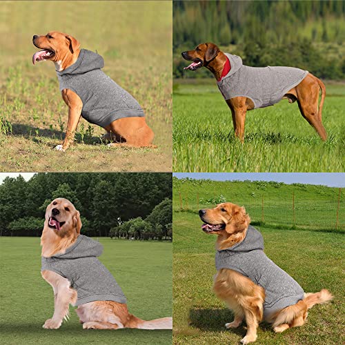 Dog Sweatshirt With Hood, Fitwarm Dog Shirts, Sweatshirt Dog Hooded Coat, Dogs Hooded Sweatshirt, Doggie Clothes Hoodies, Doggie Winter Clothes, Dog Hoodies Coat Winter For Small Medium Large Dog #TOP3