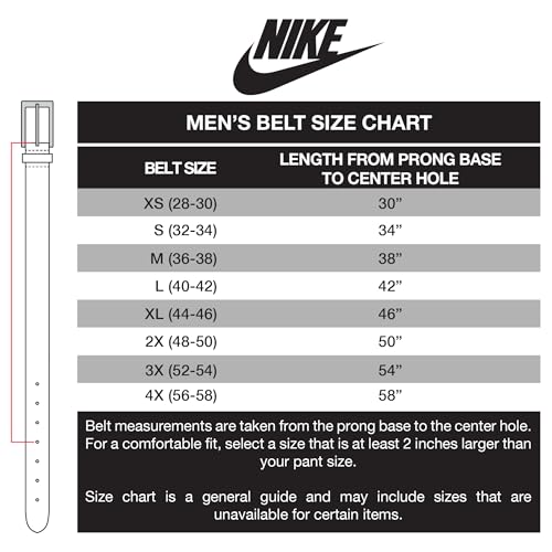 Nike Gewebter Stretchgürtel für Herren, grau dunkel, S – Ansicht 4