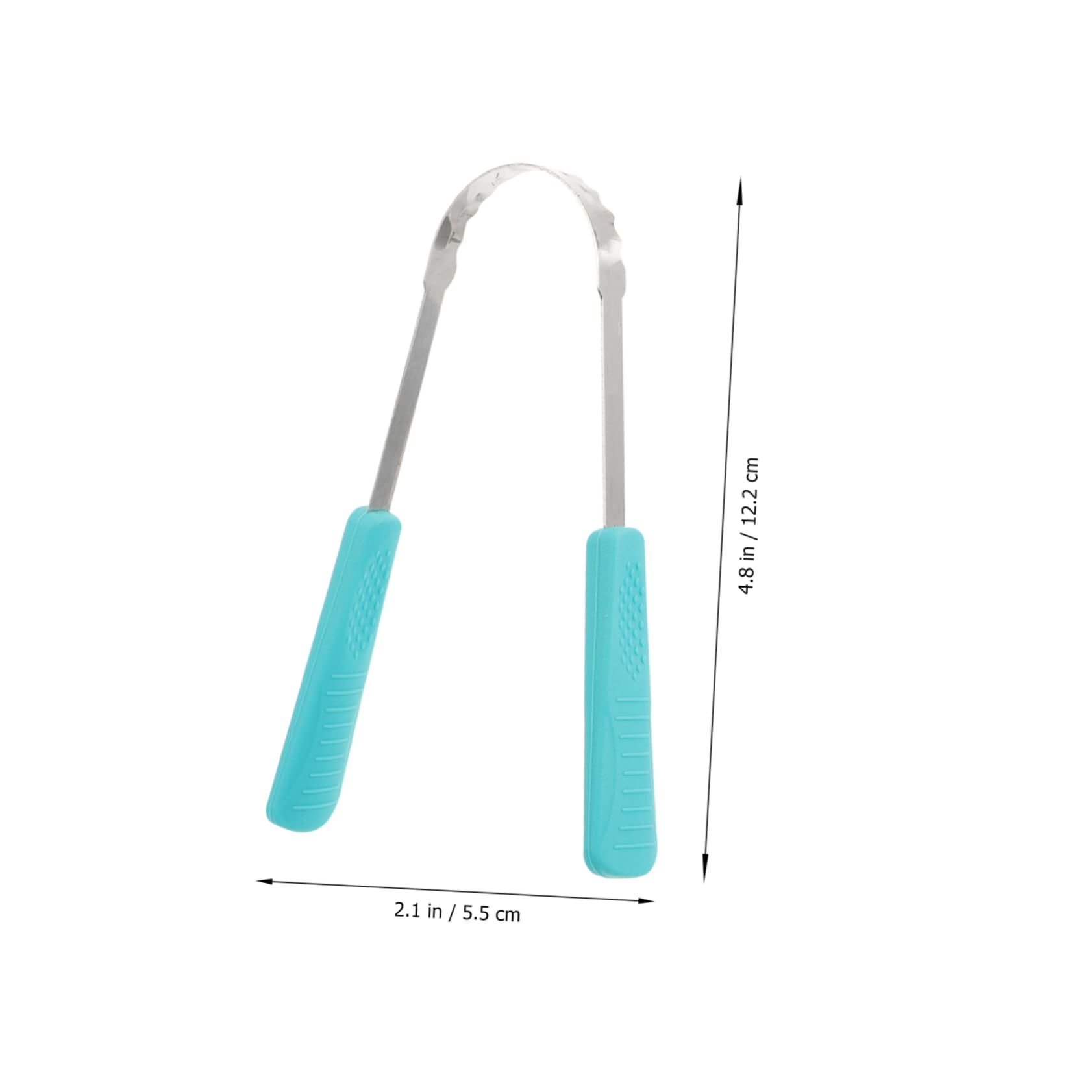 COLLBATH Tongue Brush for Adults 5pcs Metal Tongue Scrapers Oral Cleaning Scraper for Family