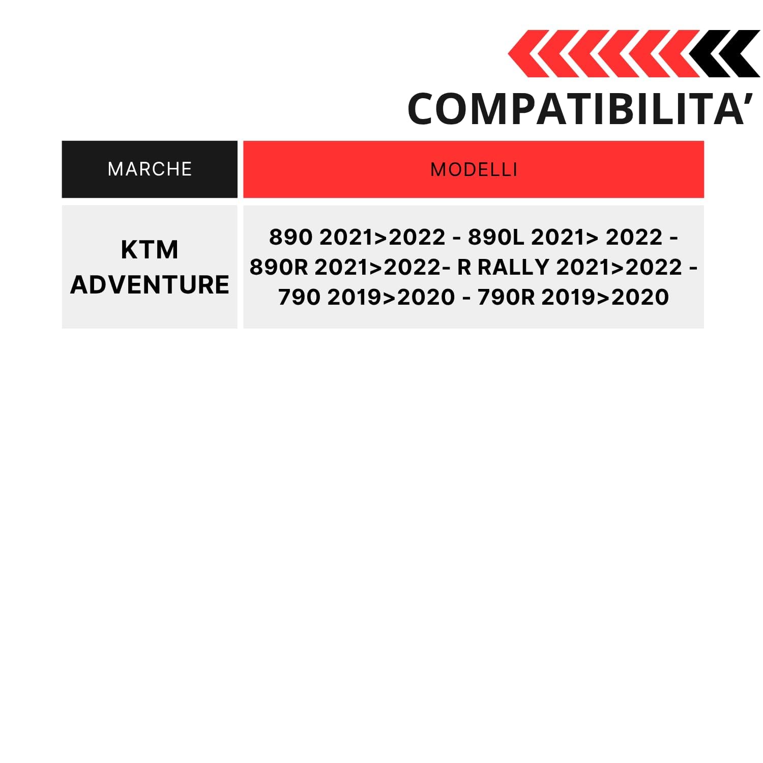 Cupolino Moto Parabrezza Plexiglass JD9 TOURING Fume Chiaro COMPATIBILE CON MOTO KTM 890 R ADVENTURE 2021-2022