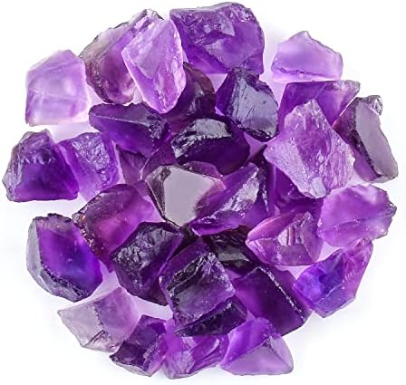 100 cts. Natural Zambian Amethyst Quartz Rough Stone, Wholesale Bulk Lot, Raw Crystals, Jewelry Making Supply, Crystals & Gemstones, Healing Crystals, Master Healer - Spiritual Stone