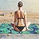 LAIZIHUI Microfaser Handtücher, sandfreie, schnell trocknende und leichte Stranddecke.Perfekt für den Strand，Badetuch groß, Reisehandtuch | Reise, Strand, Sauna,160 x 80 cm