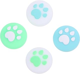 UKCOCO 8 Peças Capa De Joystick Pata De Gato Joystick Capa De Polegar Capa De Joystick Capa De Aderência De Joystick Tampa De Polegar Tampa De Botão De Flores De Cerejeira Tampa De