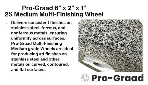 Image of Multi-Finishing Wheel 6 inch x 2 inch x 1 inch, 2S Medium, 13177