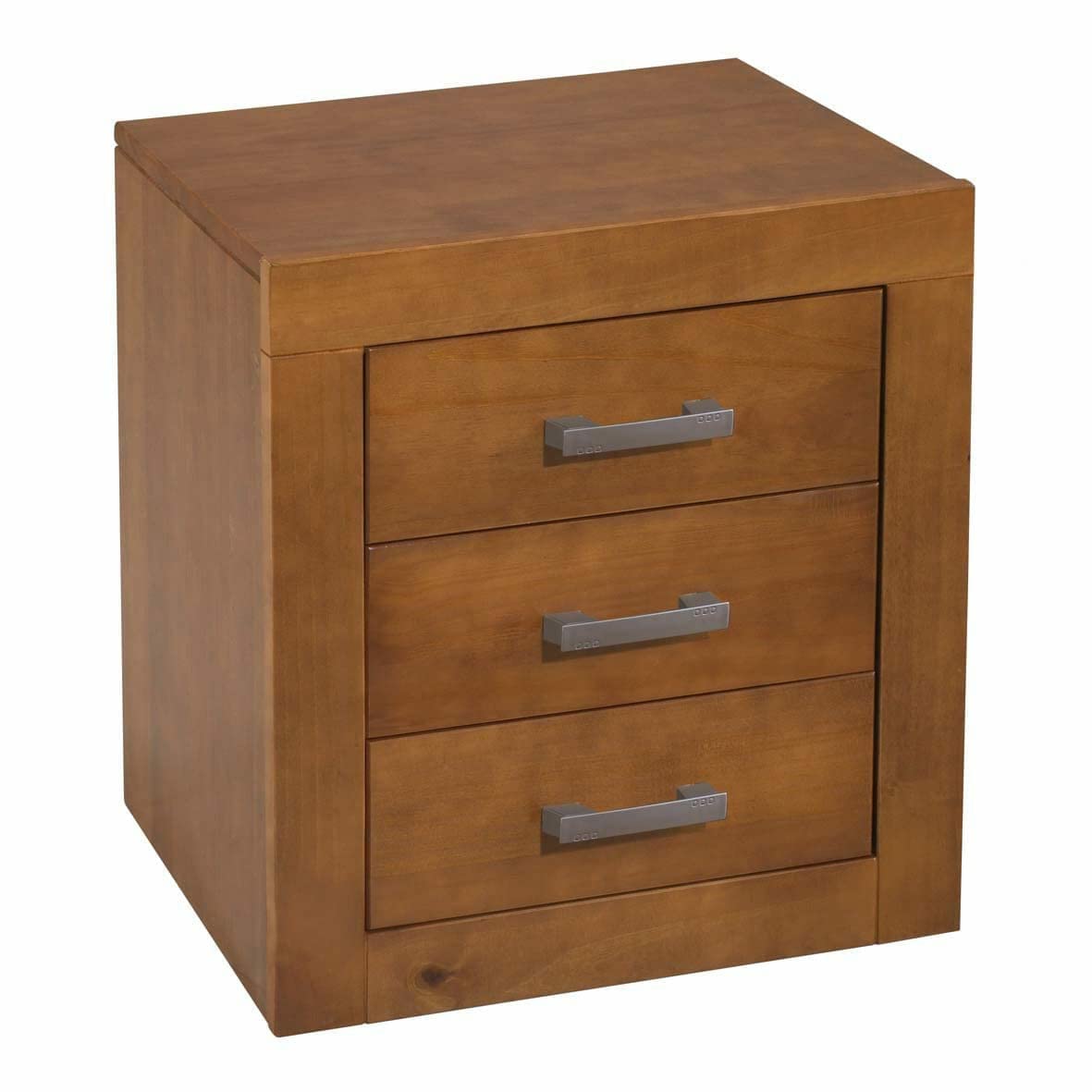 ARMARIO 2 PUERTAS REALIZADO EN MADERA DE PINO MACIZO, COLOR CEREZO . COMPUESTO DE 2 PUERTAS DE CONTRACHAPADO Y UN CAJON.MEDIDAS 200X105X55