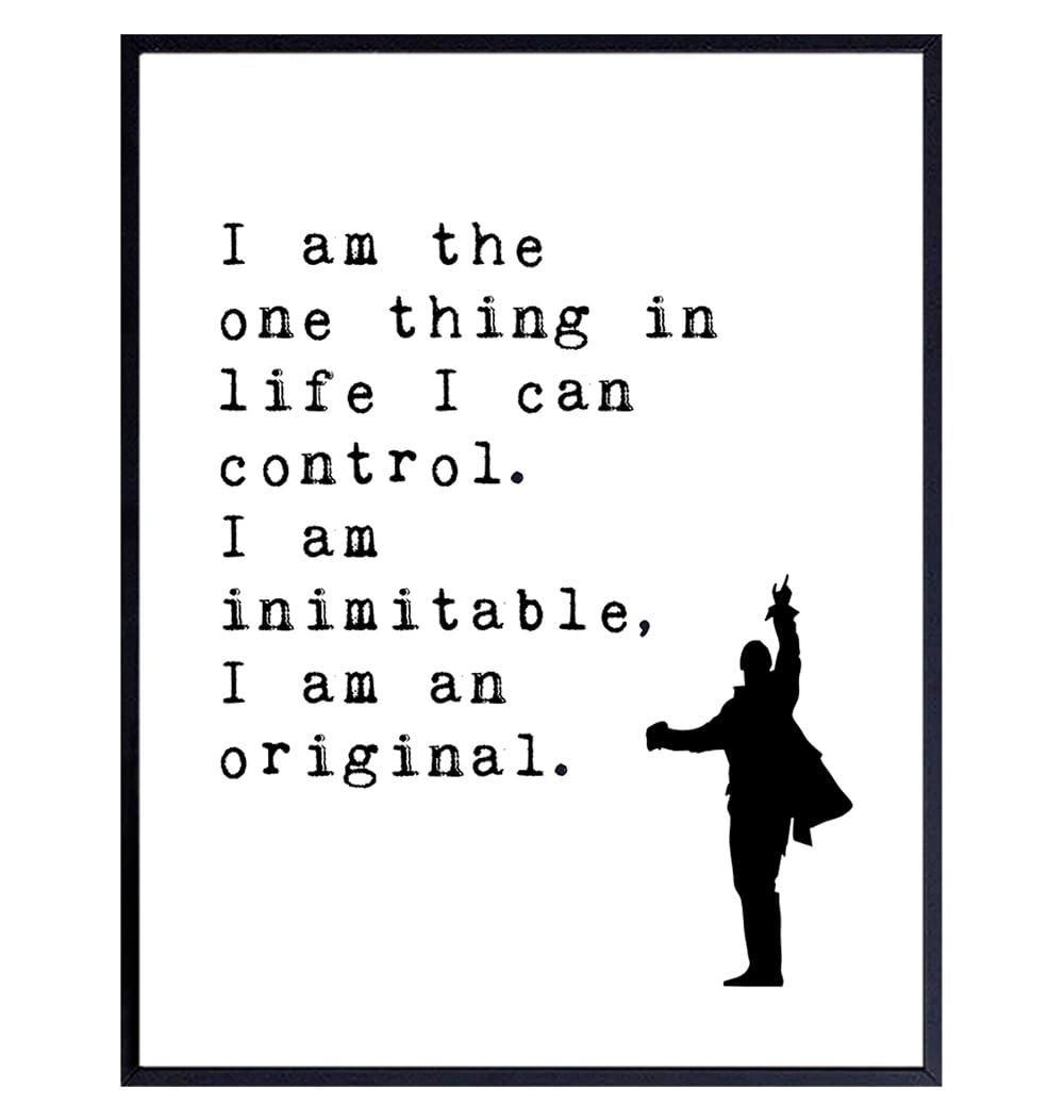 LARGE 11X14 - Merchandise Poster - Musical - Inspirational Quote Wall Art Decor - Motivational Print for Office Decoration, Living Room, Den - 8x10