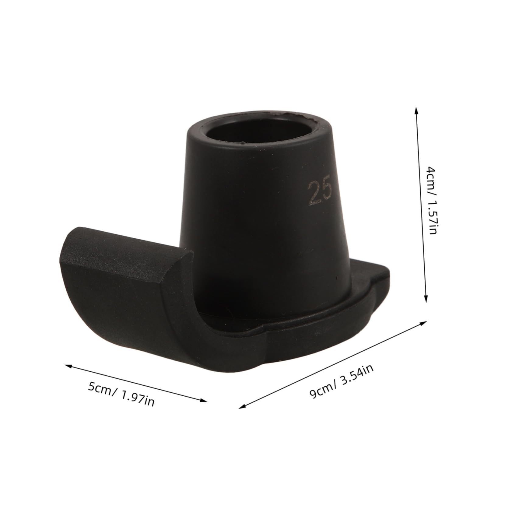 Healeved 4 Pack Anti-Slip Walker Ski Glides for Walker Accessories Nonstick Crutch Tips for Elderly Easy to Install Glides