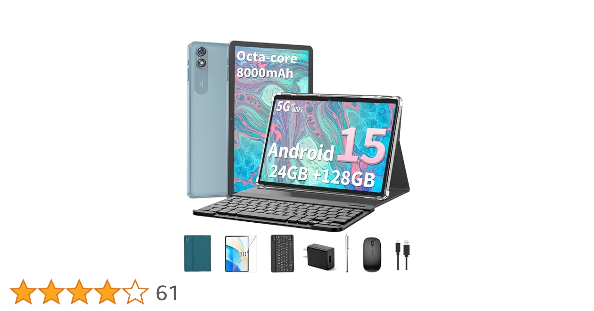 Amazon.co.jp: Relndoo 2025 Android 15 タブレット キーボード