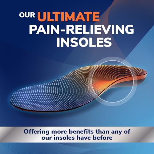 Dr. Scholl’S Advanced Pain Relief Insoles For Men & Women, Heavy Duty Orthotics Inserts For Work Shoes & Boots, Plantar Fasciitis & Arch Support, Shock-Absorbing, Supports Up To 150Kg, D Uk 6.5-7 - 2