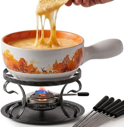 Artestia Swiss Fondue Set for Party